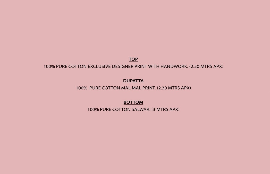 Belliza Ruksana Cotton Printed With Handwork Wholesale Dress Material Collection - Image 8