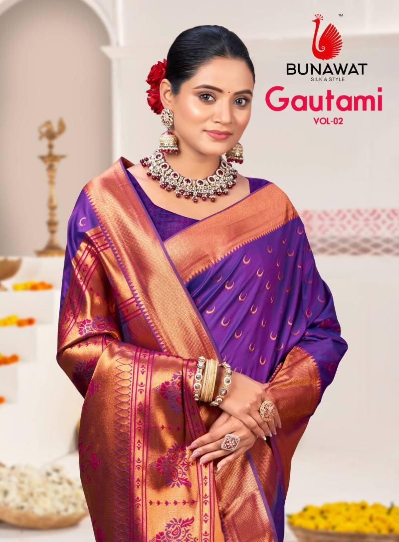 Bunawat Gautami Vol 2 Silk Wholesale Designer Festive Wear Silk Sarees Collection