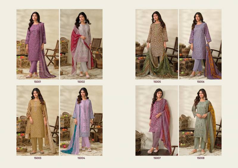 Deepsy Bin Saeed 15 Lawn Collection Cotton Wholesale Pakistani Suit Collection - Image 10