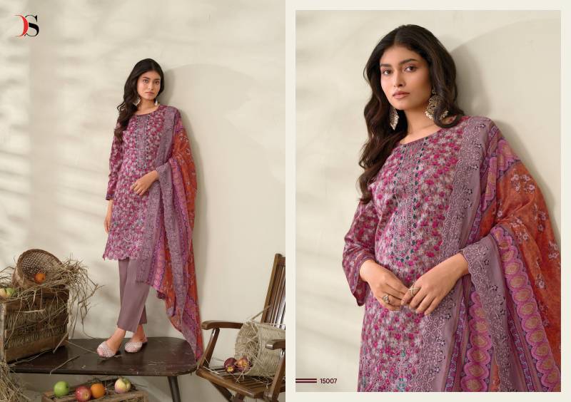 Deepsy Bin Saeed 15 Lawn Collection Cotton Wholesale Pakistani Suit Collection - Image 6
