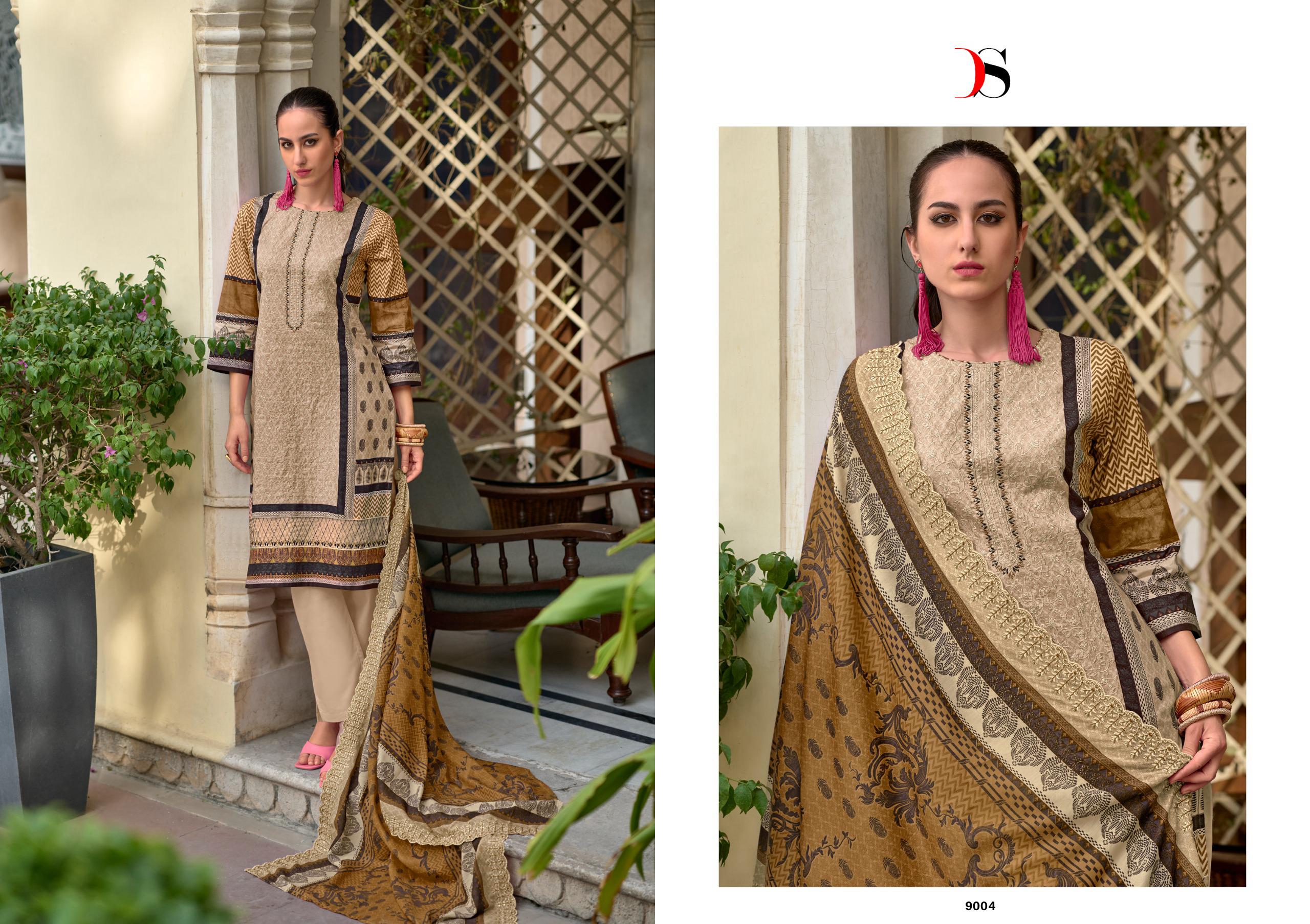 Deepsy Bin Saeed Super Hit Cotton Wholesale Pakistani Salwar Kameez Catalog - Image 3