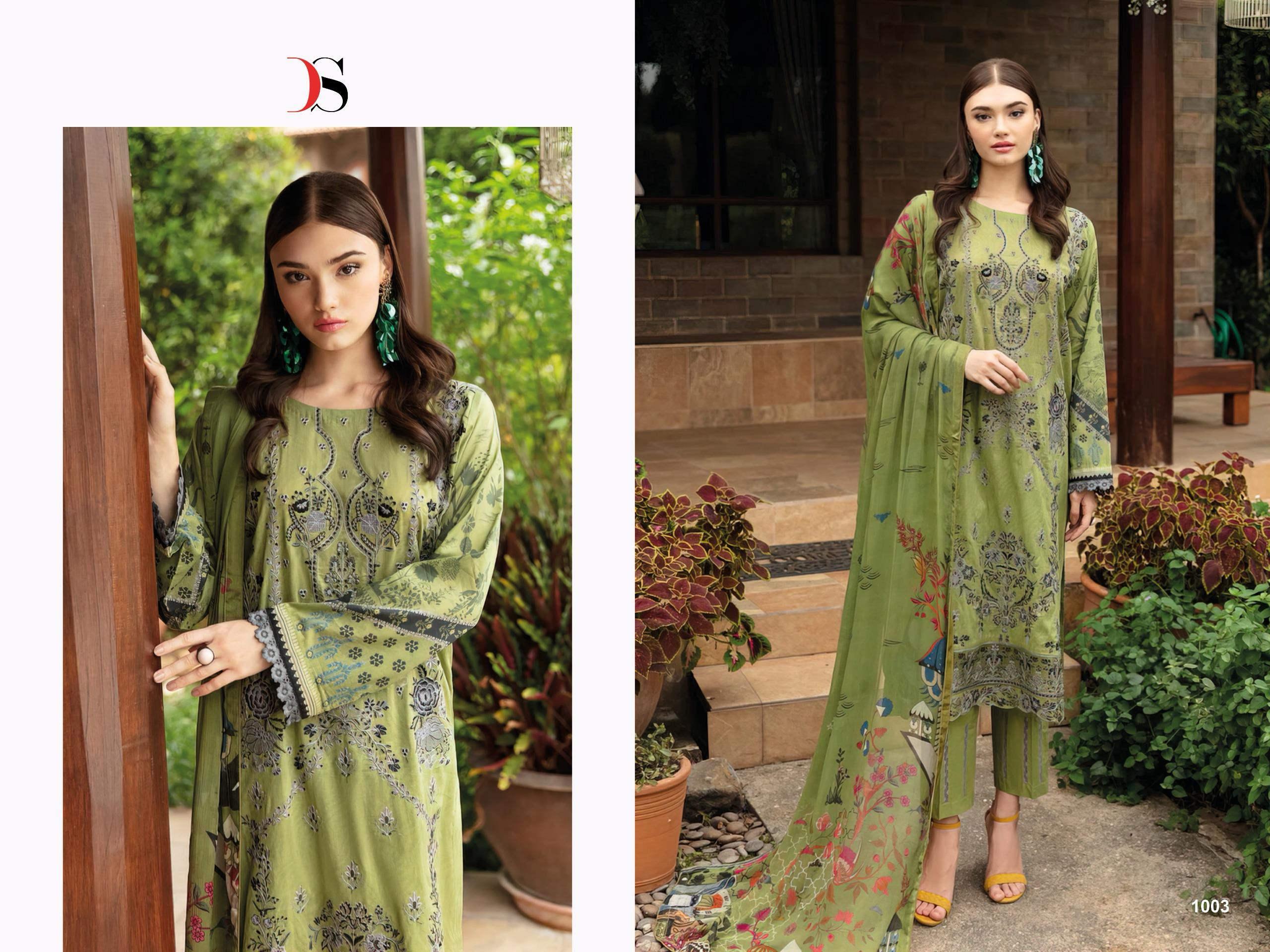 Deepsy Cheveron 14 Chiffon Dupatta Wholesale Pakistani Salwar Suits Collection - Image 4