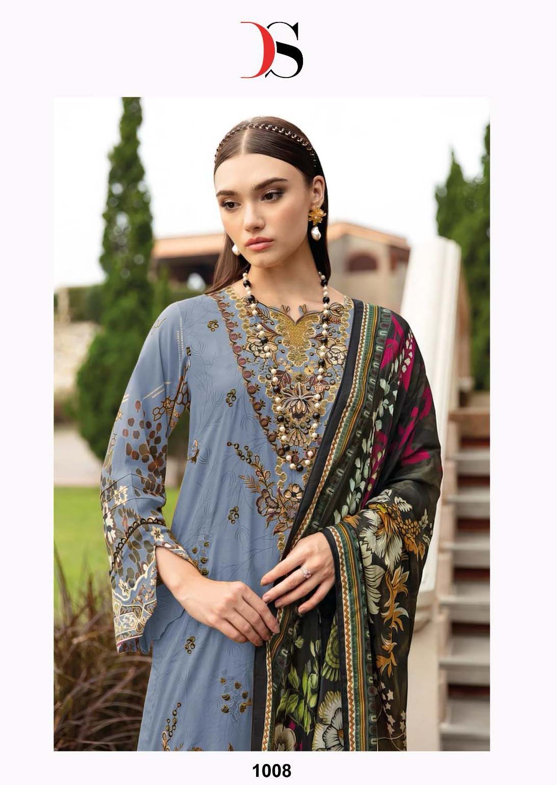 Deepsy Cheveron 14 Chiffon Dupatta Wholesale Pakistani Salwar Suits Collection