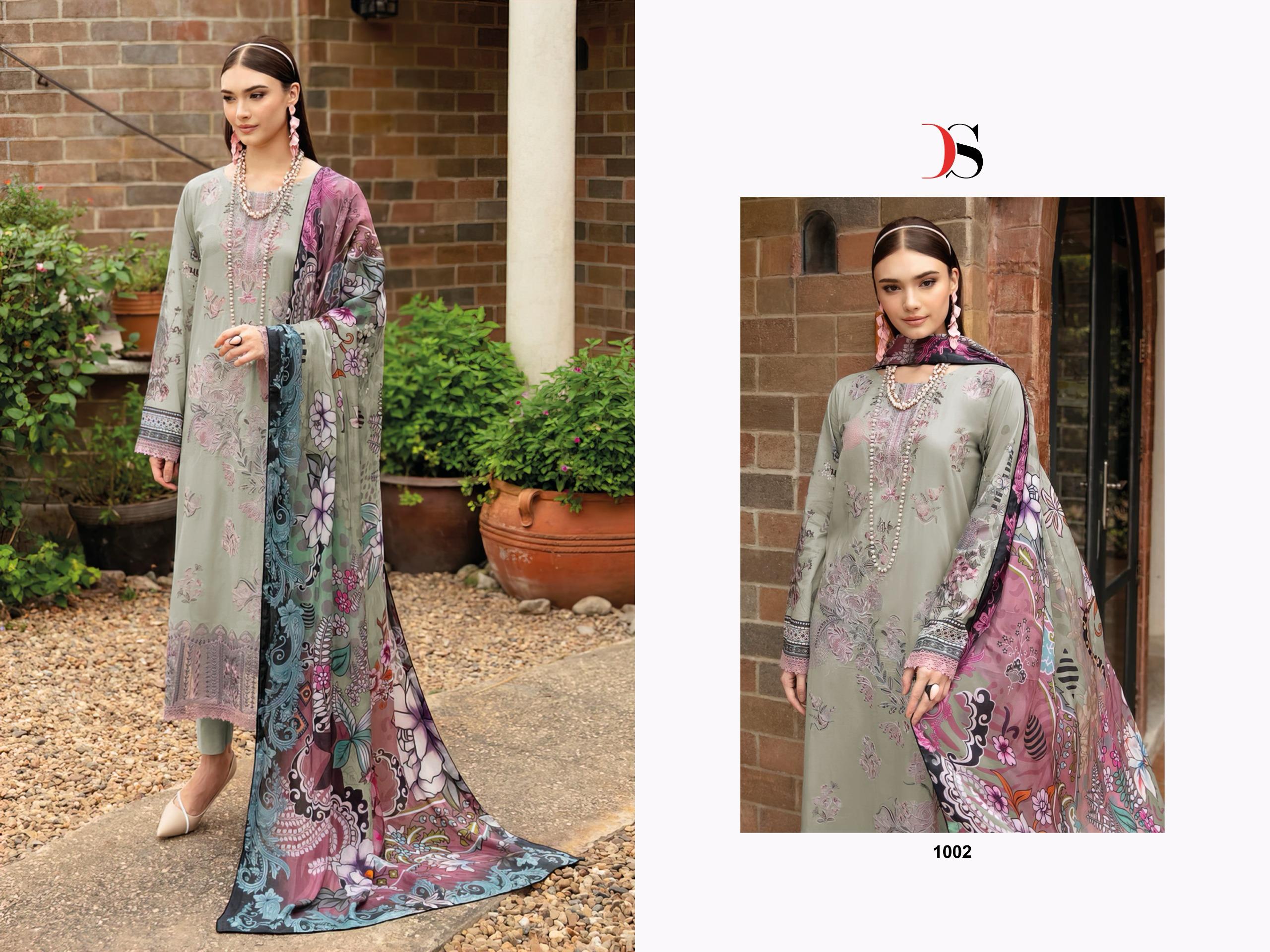 Deepsy Cheveron 14 Cotton Dupatta Wholesale Pakistani Salwar Suits Collection - Image 2