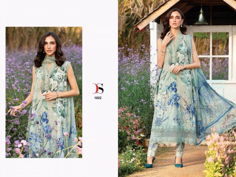 Deepsy M Print Spring Summer 25 Chiffon Dupatta Wholesale Pakistani Salwar Kameez Catalog - Image 4