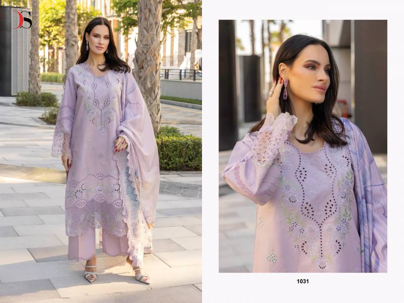 DeepsyĀ Qalamkar Lawn 25 Cotton Wholesale Pakistani Salwar Suits Collection - Image 2