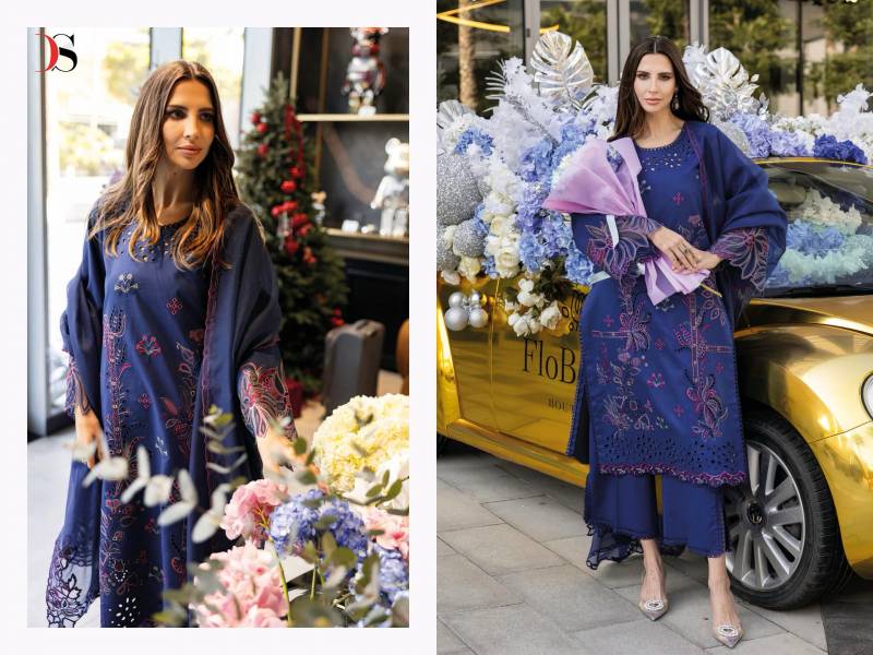 DeepsyĀ Qalamkar Lawn 25 Cotton Wholesale Pakistani Salwar Suits Collection - Image 7