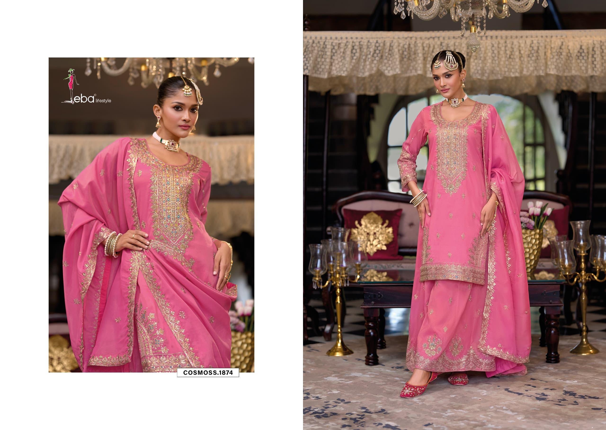 Eba Cosmoss Shimmer Wholesale Readymade Salwar Suit Catalog - Image 3