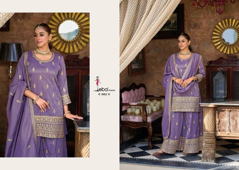 Eba Heeramandi Shimmer Embroidered Wholesale Readymade Salwar Suit Collection - Image 4