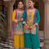 Eba Lifestyle Kasturi Heavy Chinon Embroidered Designer Palazzo Suit Catalog