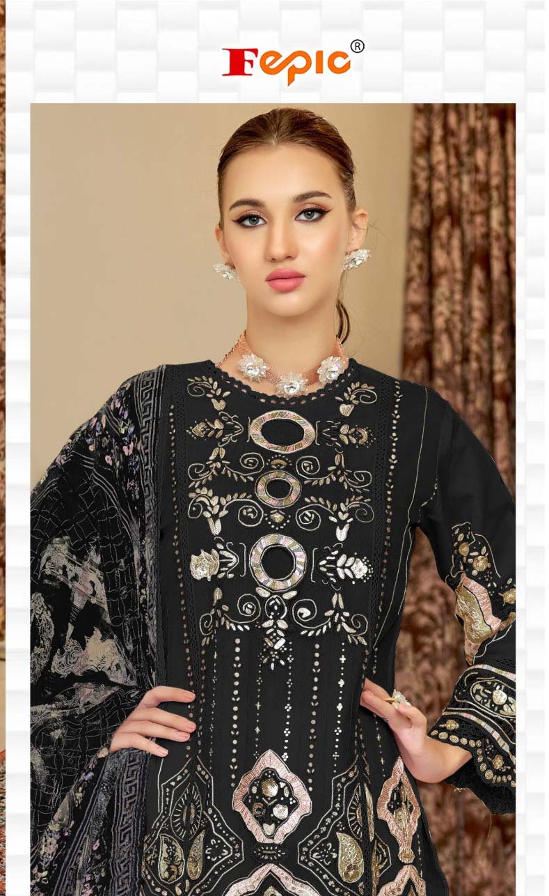 Fepic 1956 Organza Wholesale Pakistani Salwar Suit Collection