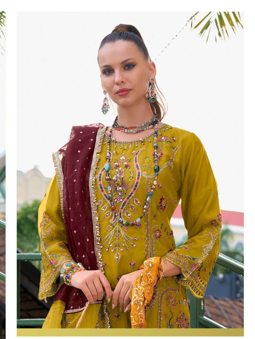 Fepic Cn957 Organza Wholesale Pakistani Readymade Eid Collection