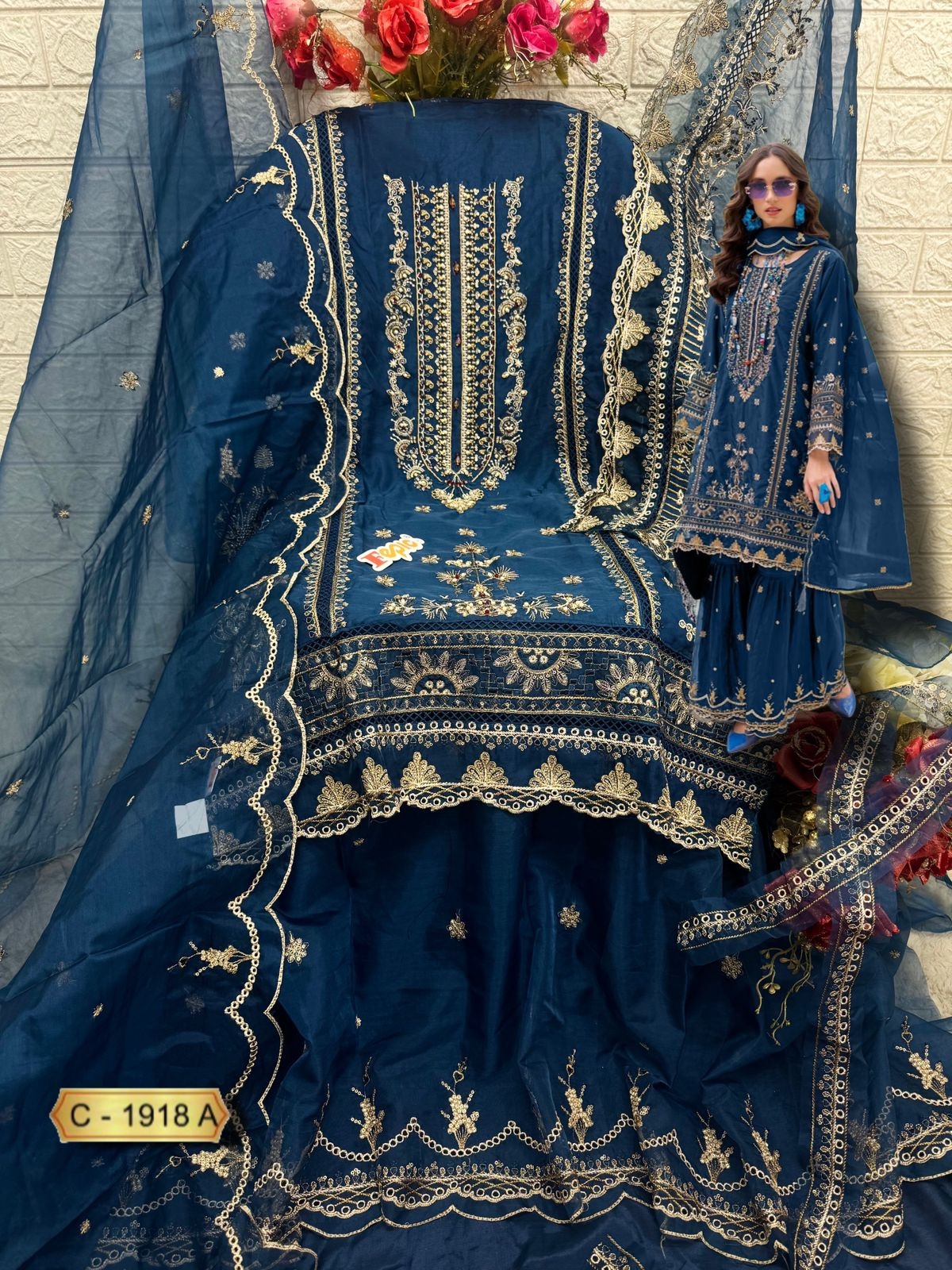 Fepic Rosemeen Premium Organza Salwar Suit Collection