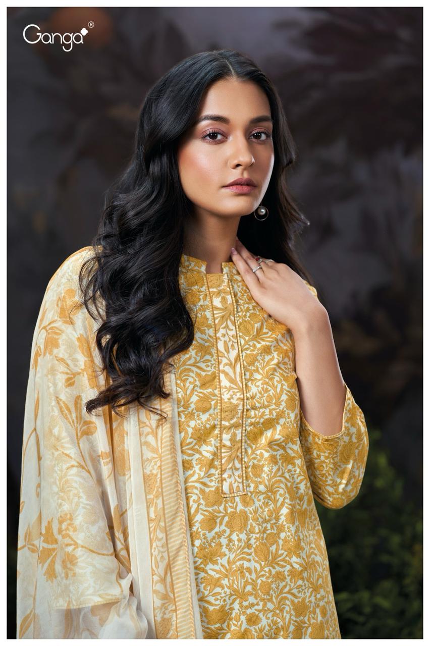 Ganga Avari 3209 Premium Cotton Printed Wholesale Salwar Suit Collection