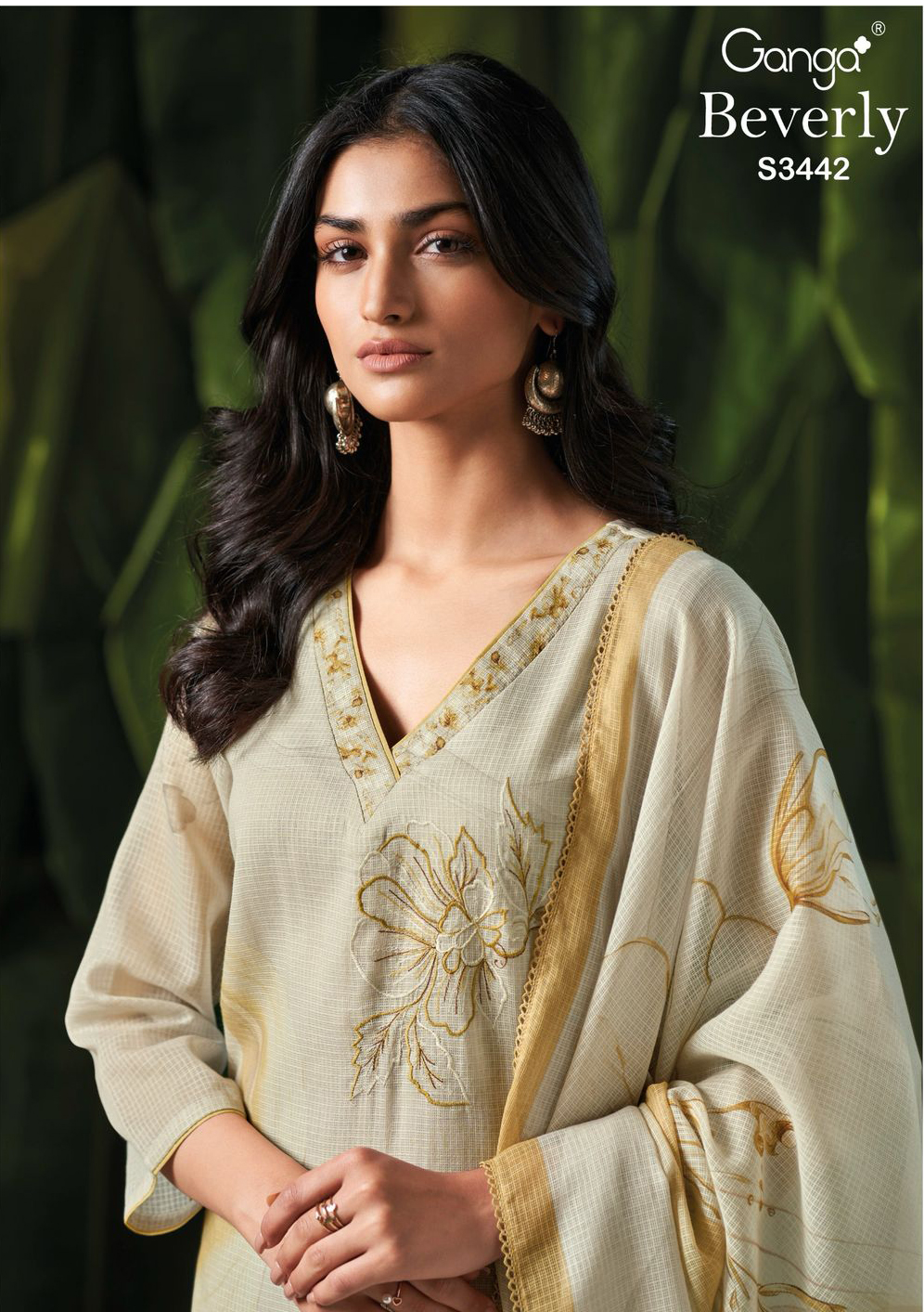 Ganga Beverly 3442 Premium Cotton Kota Printed Salwar Suit Collection