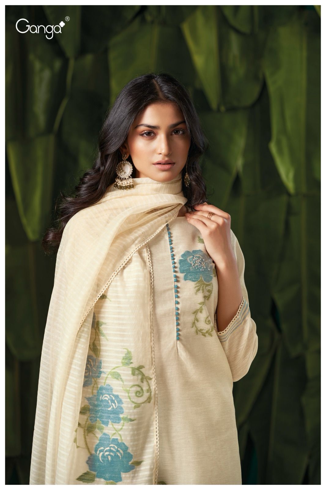 Ganga Iradri 3464 Premium Pure Woven Linen Wholesale Fancy Salwar Suit Collection