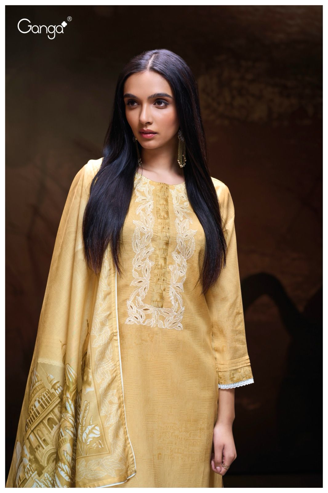 Ganga Kamry 3351 Premium Pure Mal Printed Wholesale Fancy Salwar Suit Collection