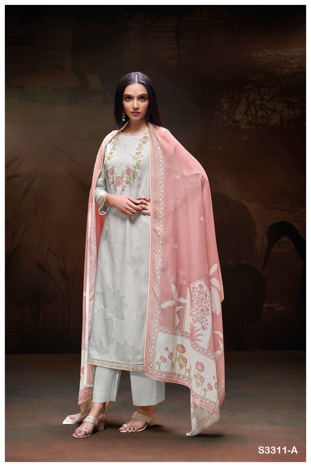 Ganga Nahla Cotton Linen Printed Wholesale Salwar Suit Collection - Image 2