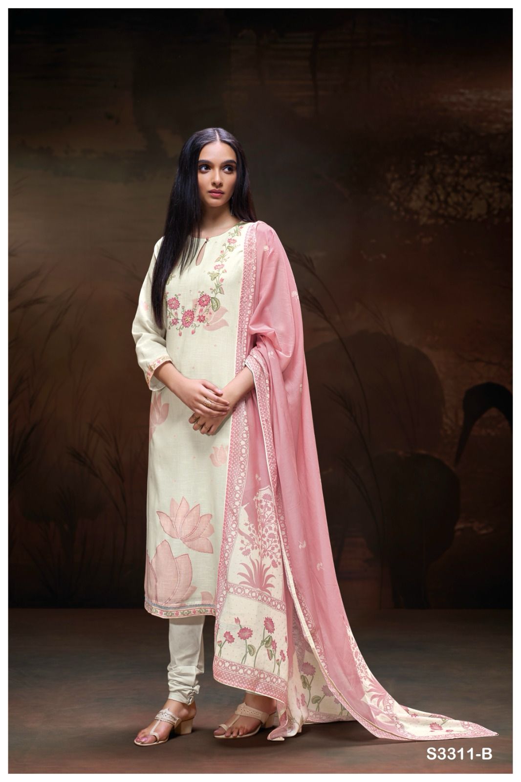 Ganga Nahla Cotton Linen Printed Wholesale Salwar Suit Collection - Image 3
