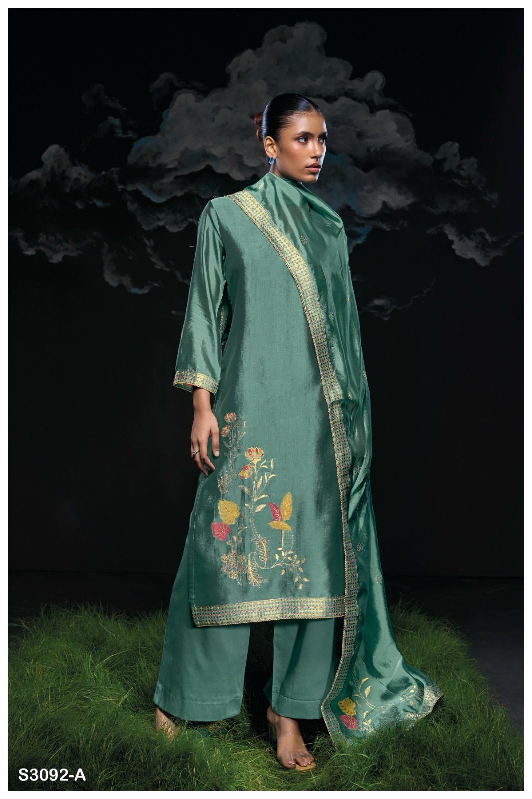 Ganga Premika Viscose Woven Silk Jacquard Wholesale Salwar Suit Collection - Image 3