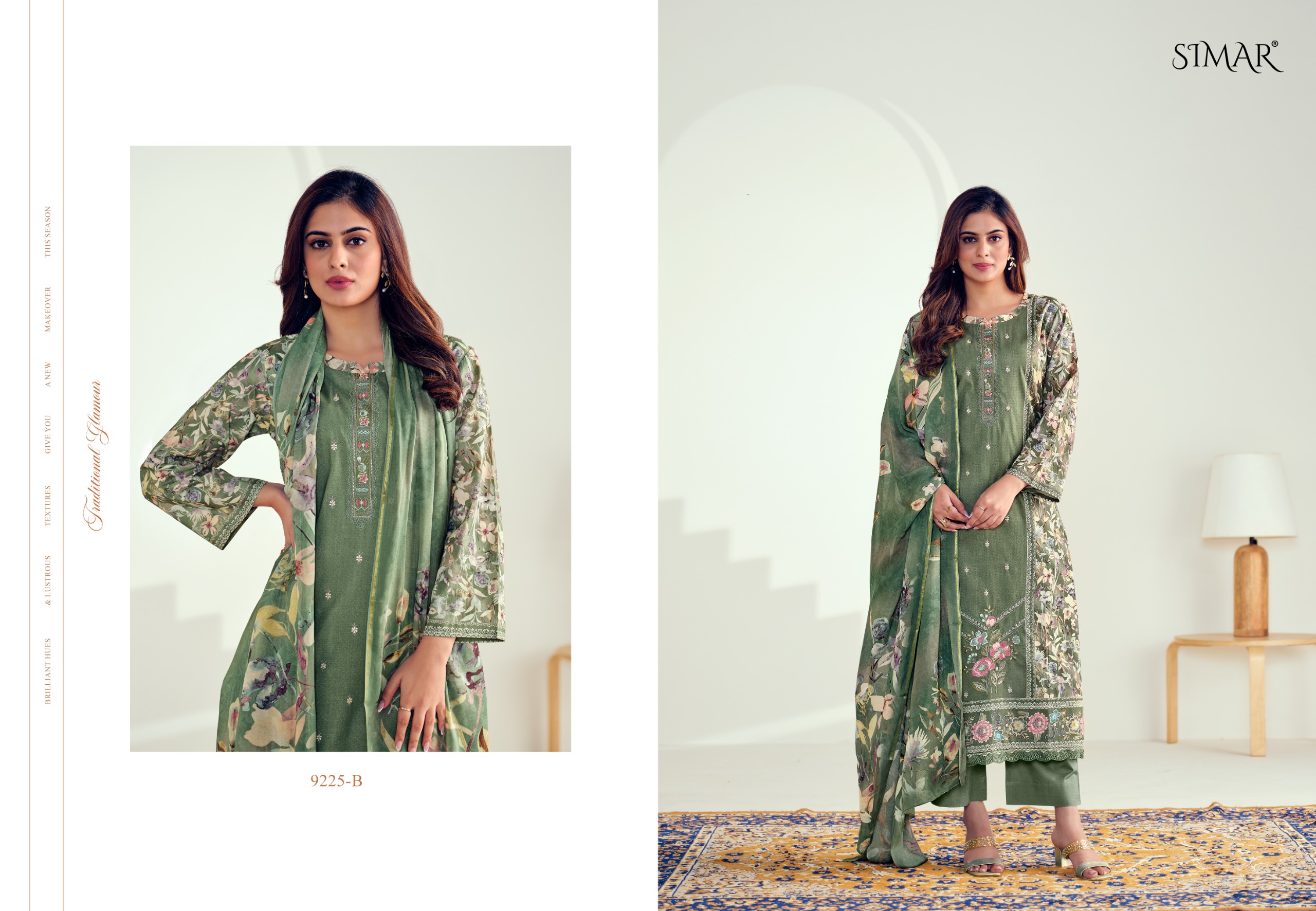 Glossy Medha Elegant Lawn Cotton Suit with Viscose Muslin Dupatta Wholesale Catalog - Image 5