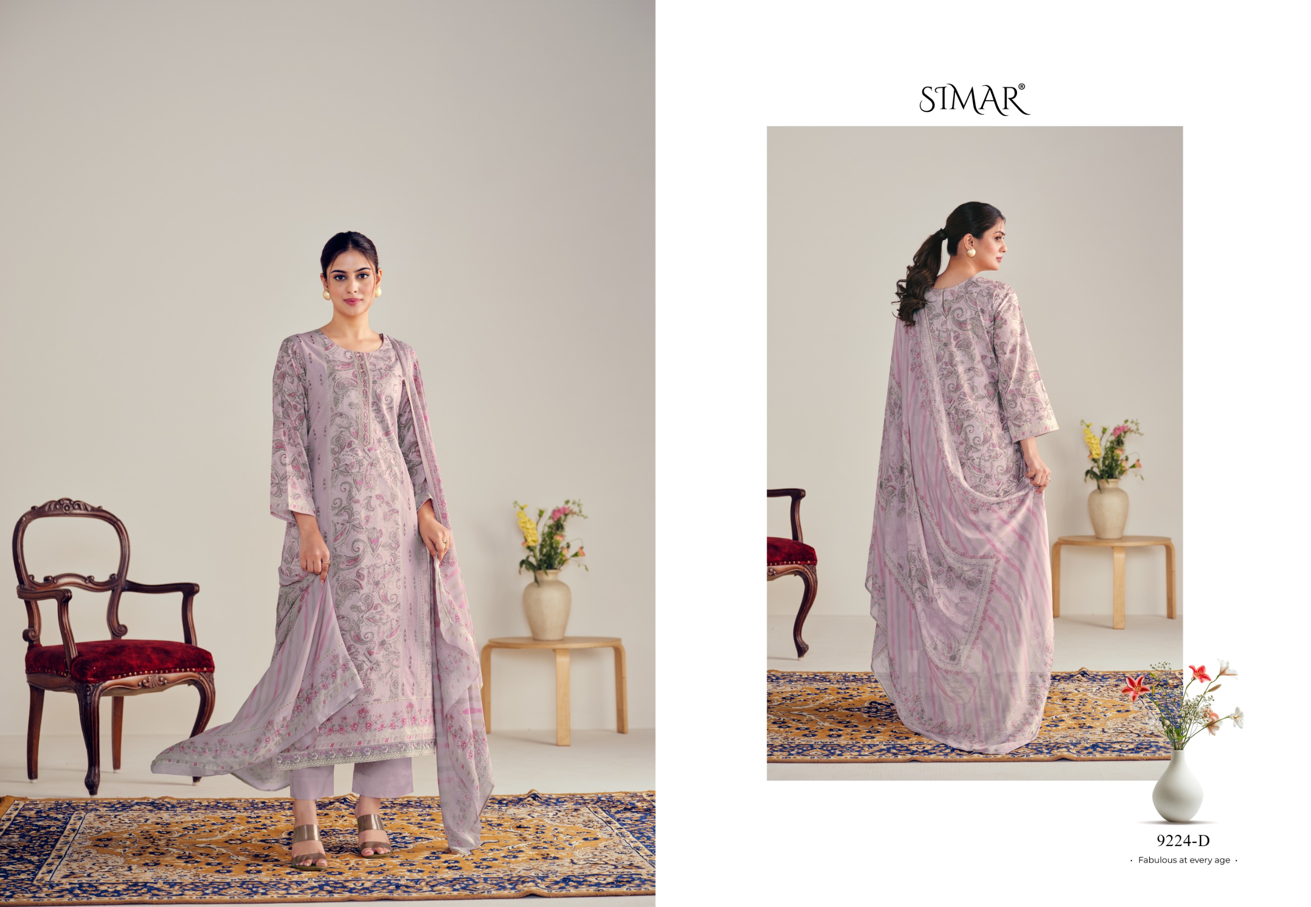 Glossy Pehnava Pure Lawn Cotton Wholesale Unstitched Salwar Suit Catalog - Image 3