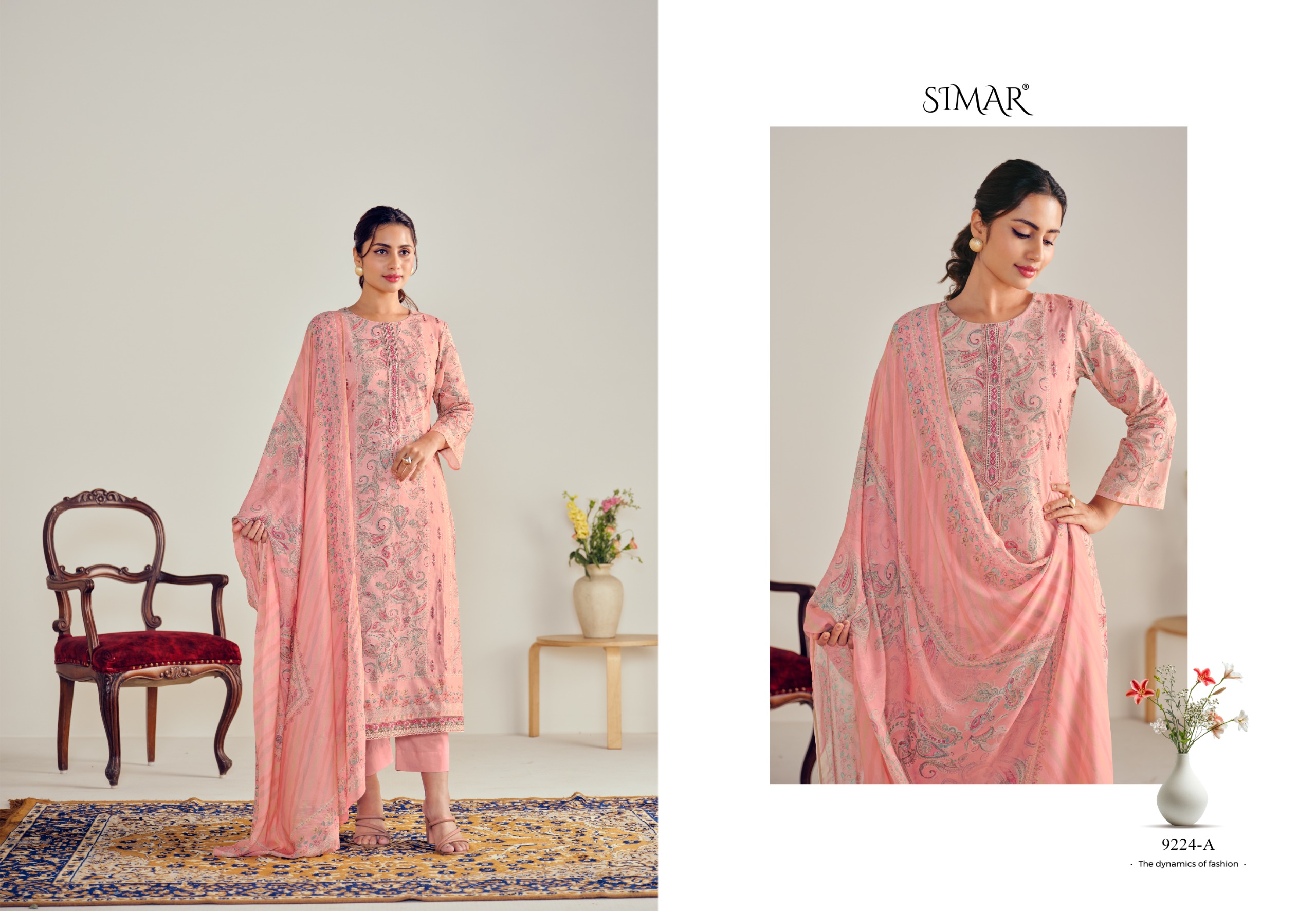 Glossy Pehnava Pure Lawn Cotton Wholesale Unstitched Salwar Suit Catalog - Image 4