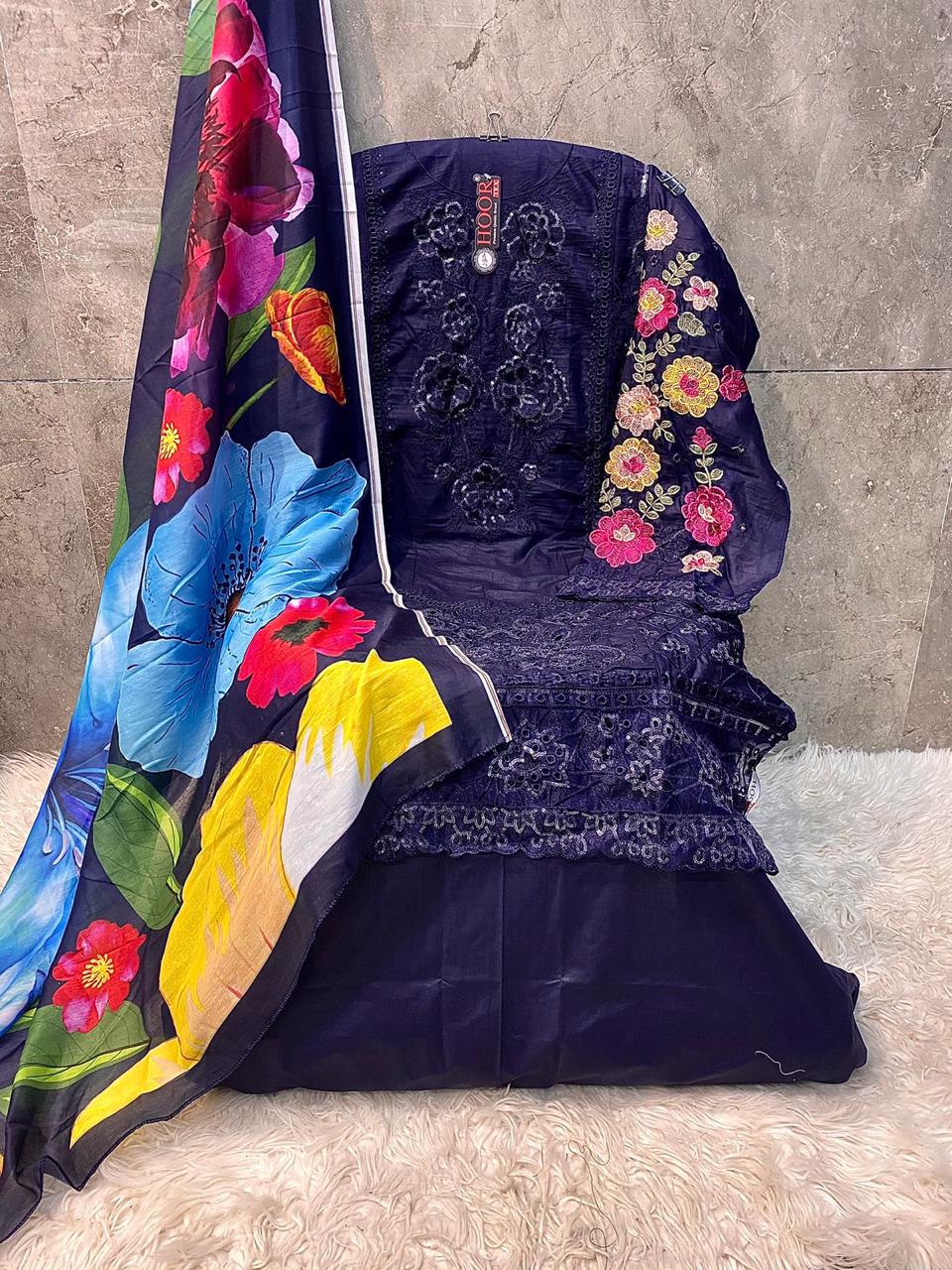 Hoor Tex H-358,A To D Heavy Cotton Wholesale Pakistani Eid Collection - Image 7