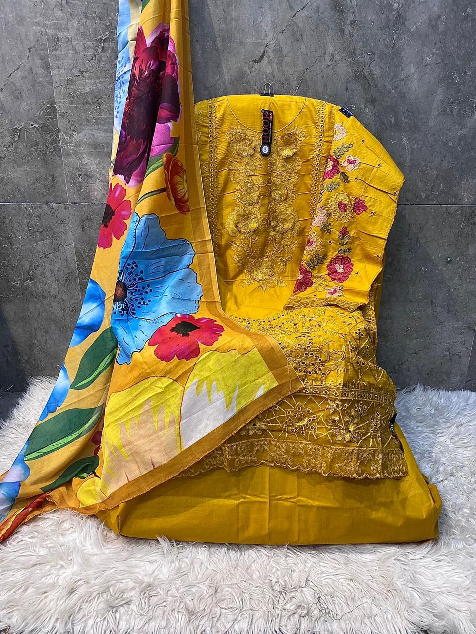 Hoor Tex H-358,A To D Heavy Cotton Wholesale Pakistani Eid Collection - Image 8