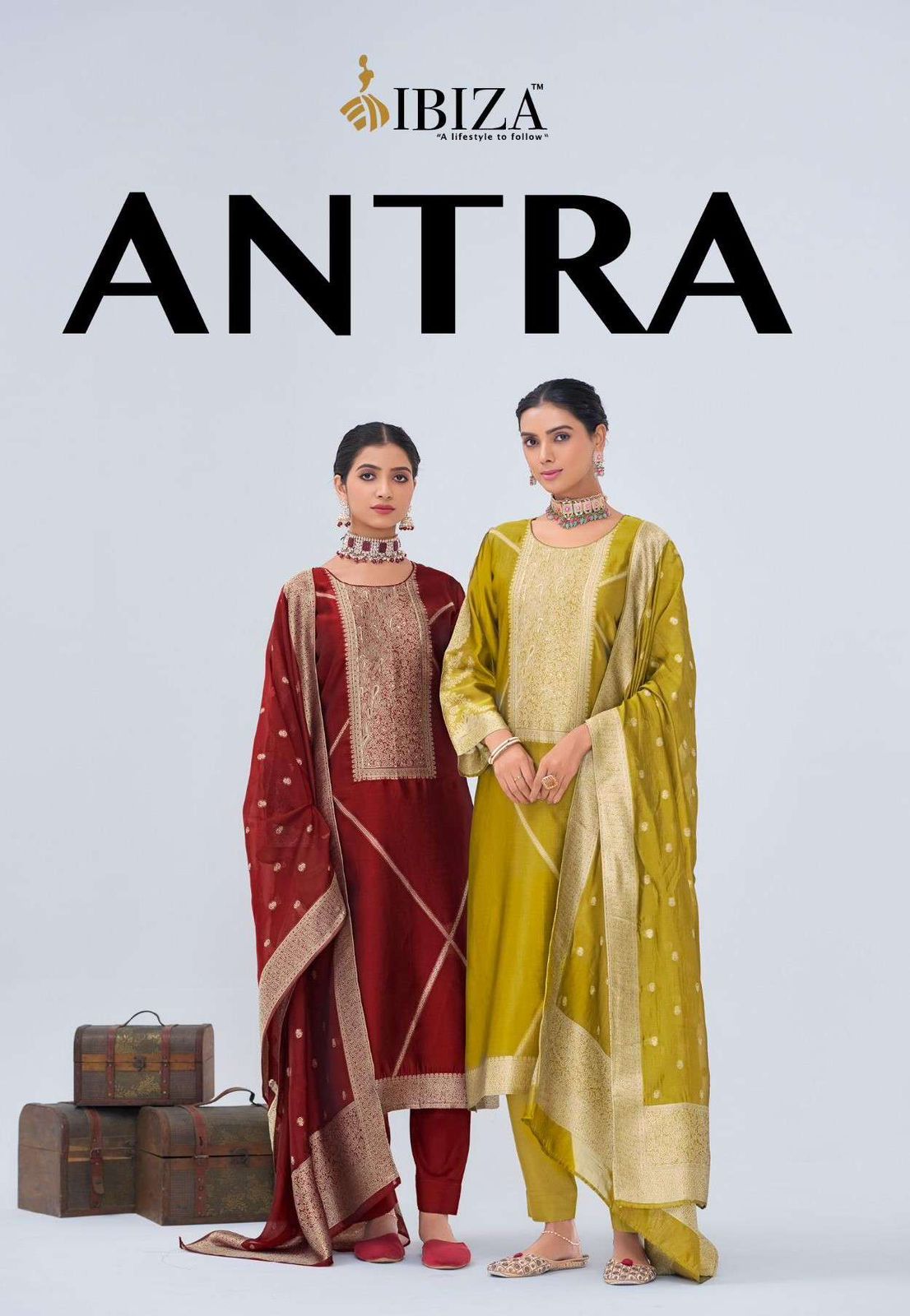 Ibiza Antra Banglory Silk Jacquard Suit – Wholesale