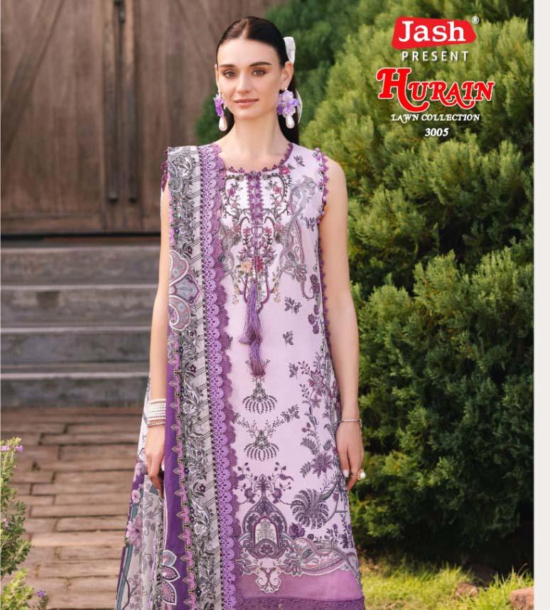Jash Hurain Vol 3 Lawn Cotton Wholesale Dress Material Collection