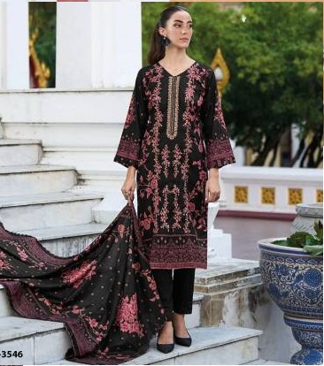 Jihan 3546 To 3547 A Cotton Dupatta Wholesale Pakistani Salwar Suits Collection