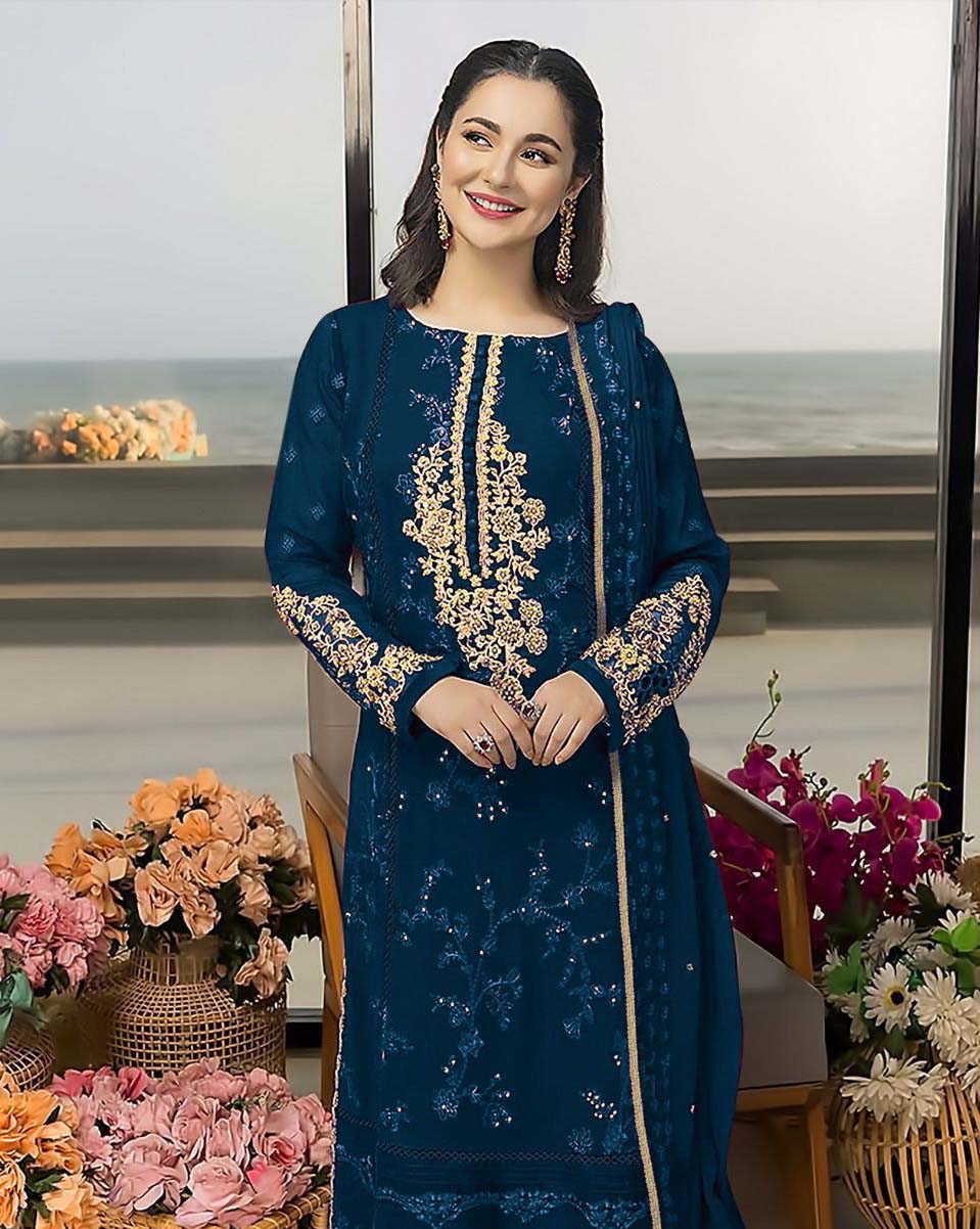 Johra Tex Jt-133 Super Hit Colors Fox Georgette Wholesale Pakistani Salwar Suit Collection