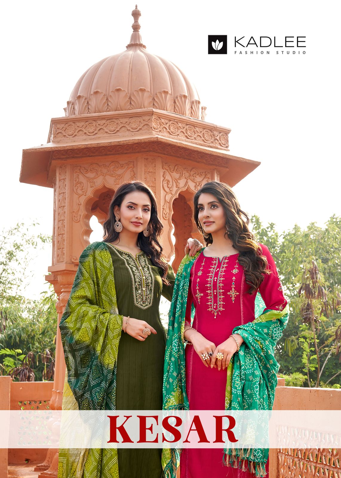 Kadlee Kesar Viscose Weaving Wholesale Readymade Salwar Suit Collection