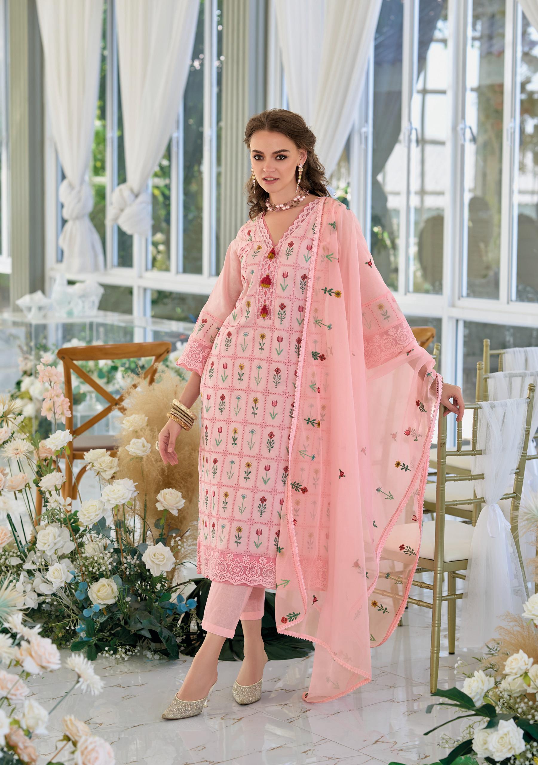 Kailee Fashion Masque Pure Cotton Kurti with Pant Wholesale Catalog - Image 5