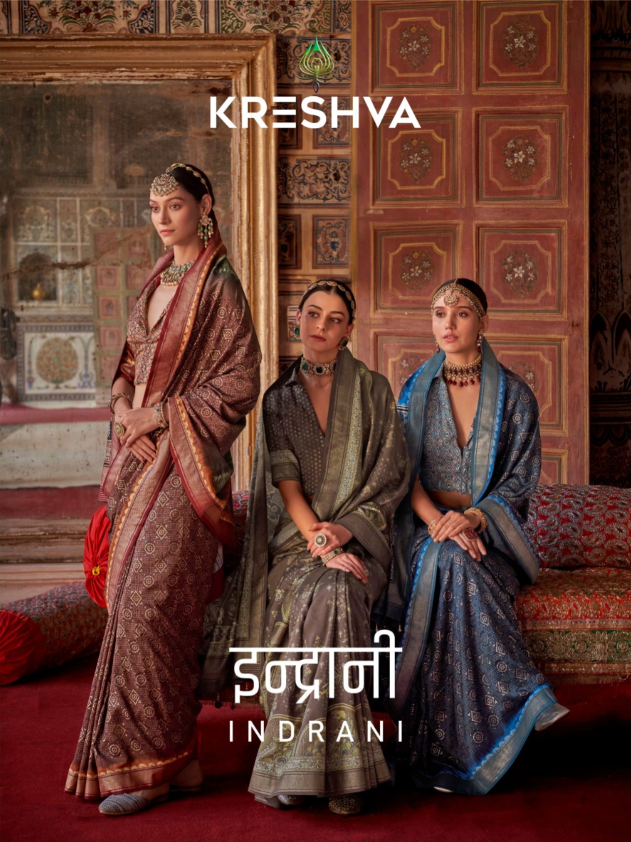 Kreshva Indrani Super V.B Silk Saree Collection Festival Wear Saree Collection