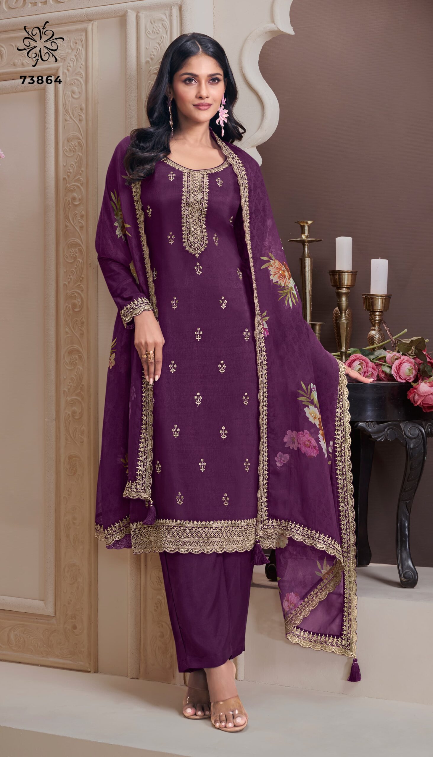 Vinay Kuleesh Shivangi-2 Moonga Silk Wholesale Dress Material Collection - Image 5