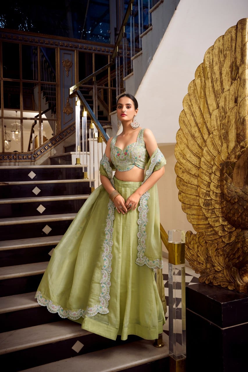 LNB Ayra Gold Crush Elegant Wedding & Partywear Lehenga Collection - Image 7