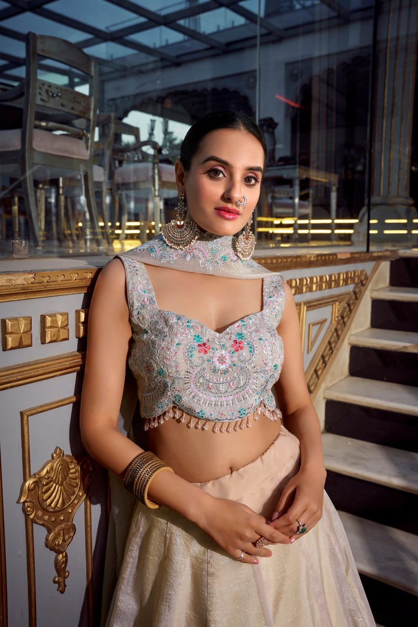 LNB Ayra Gold Crush Elegant Wedding & Partywear Lehenga Collection