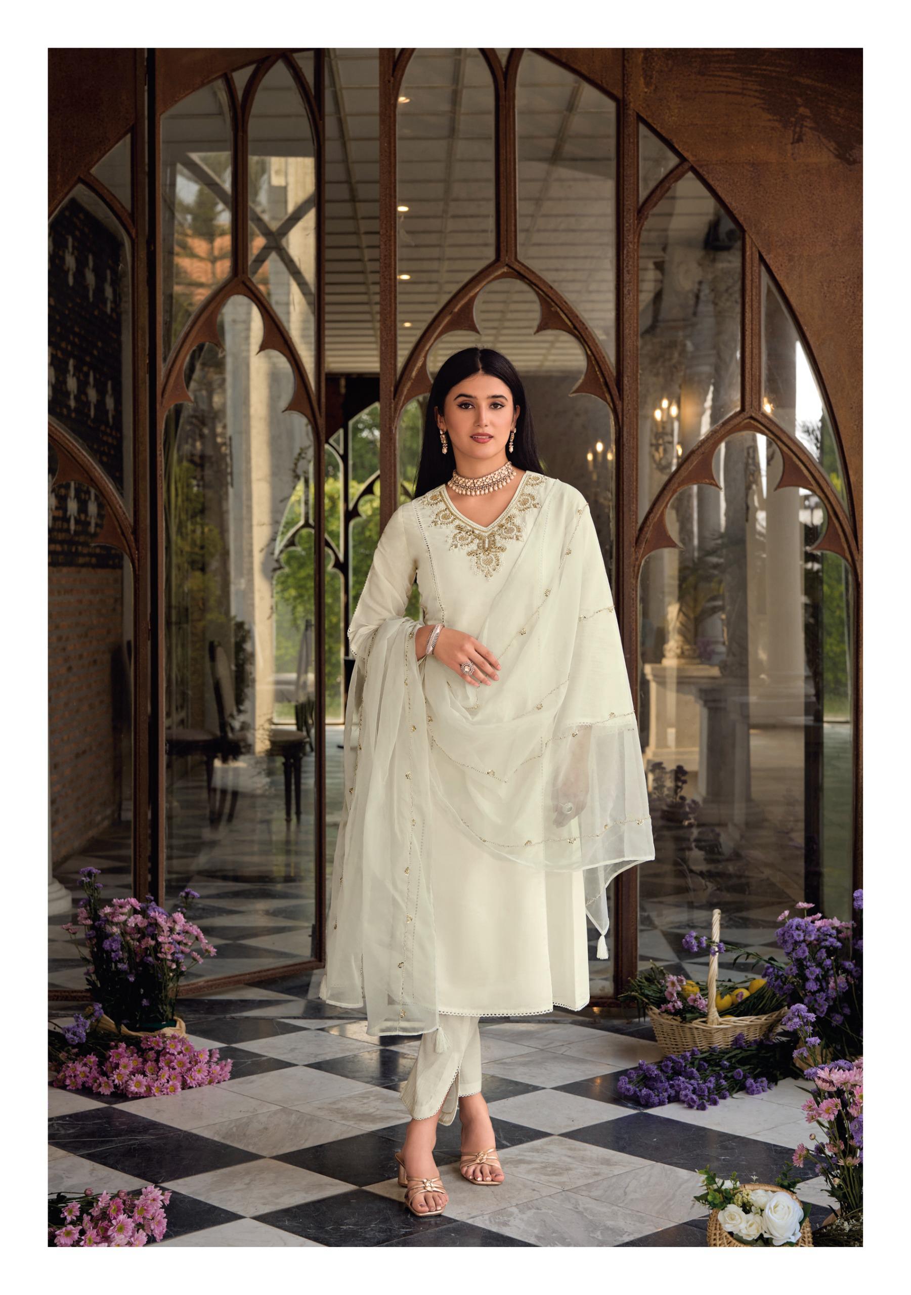 Lady Leela Rangeen Pure Viscose Silk Wholesale Kurti Set Catalog - Image 2