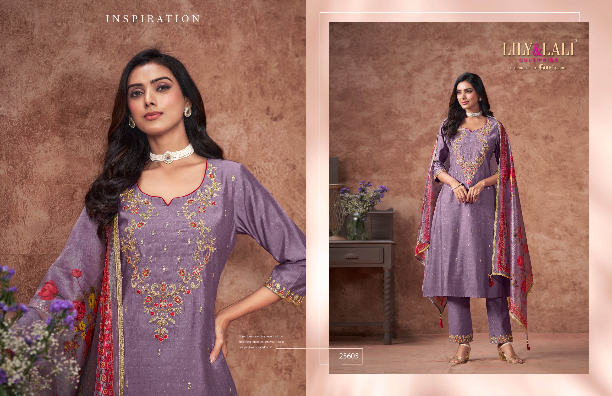 Lily And Lali Rashmika Viscose Silk Wholesale Kurti Bottom With Dupatta Collection - Image 7