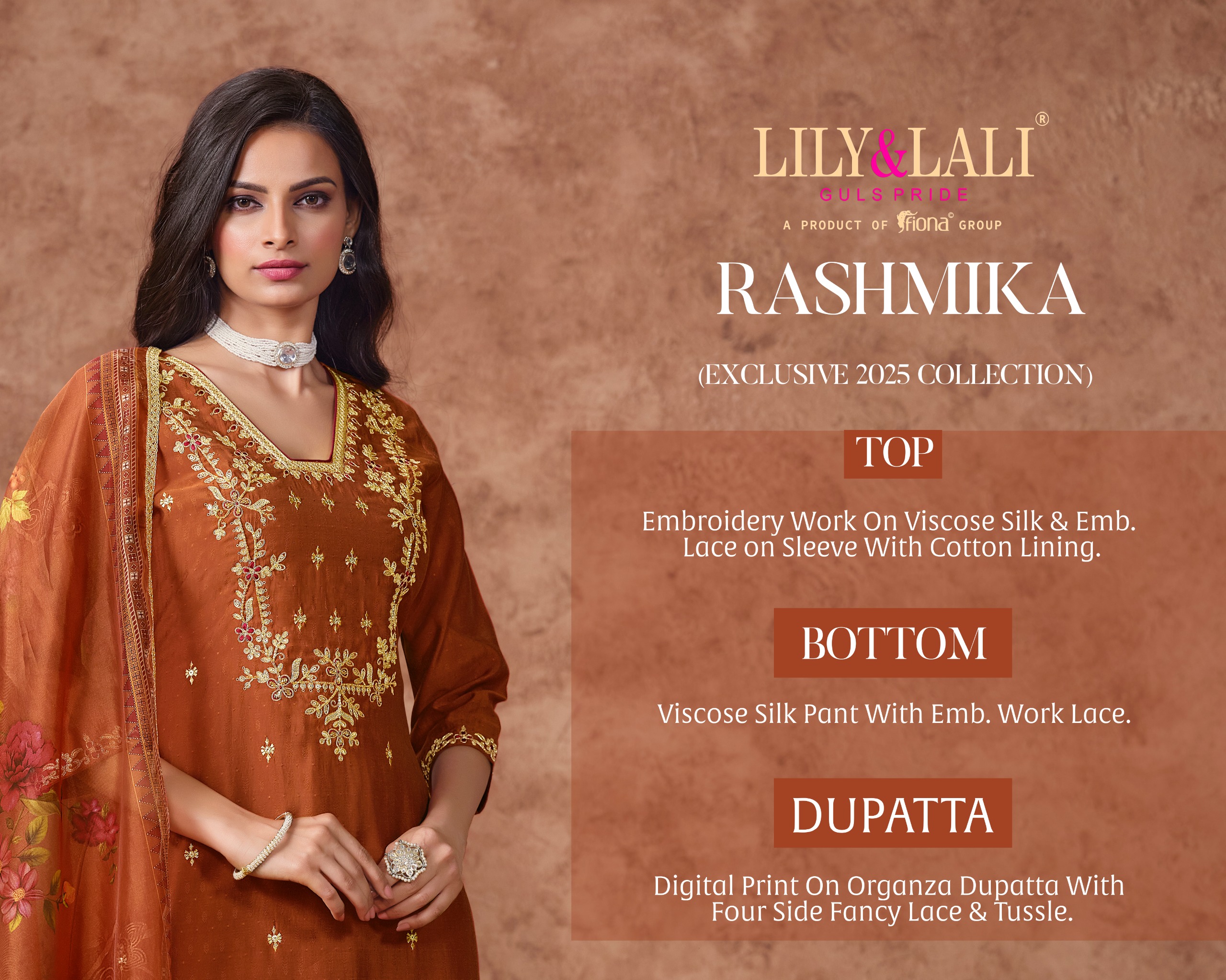 Lily And Lali Rashmika Viscose Silk Wholesale Kurti Bottom With Dupatta Collection - Image 8