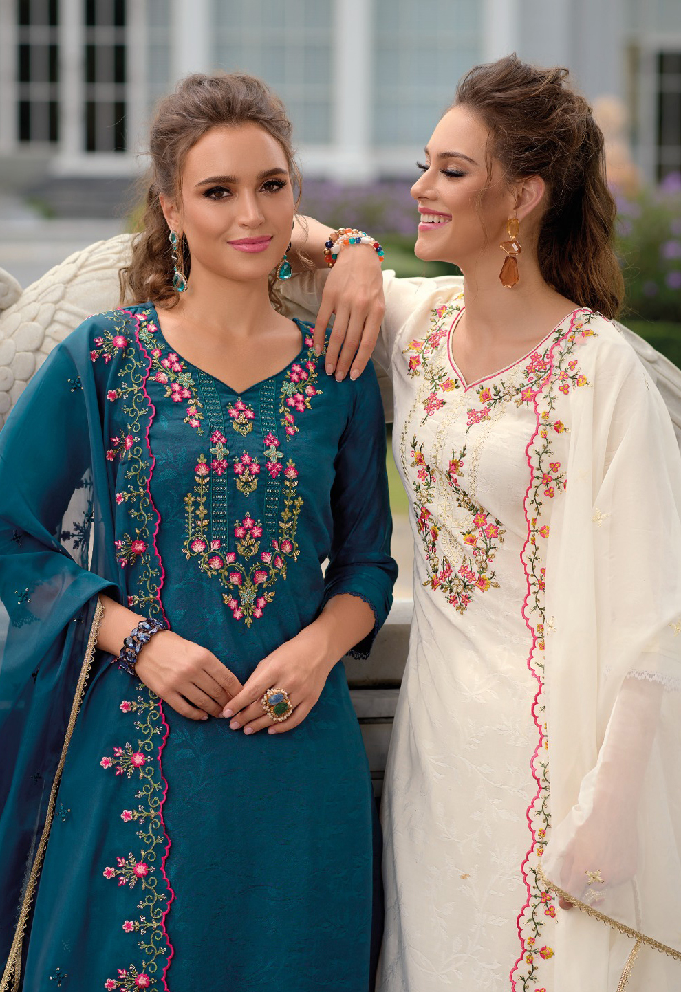 Kurti With Bottom Dupatta Collection