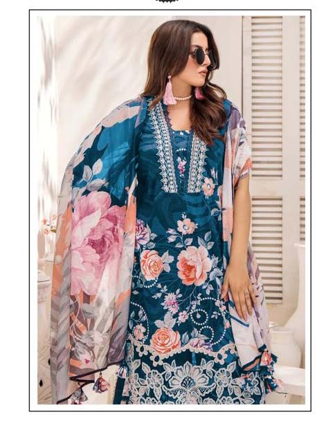 Mehboob Tex 1529 And 1531 Chiffon Dupatta Wholesale Pakistani Salwar Kameez Catalog