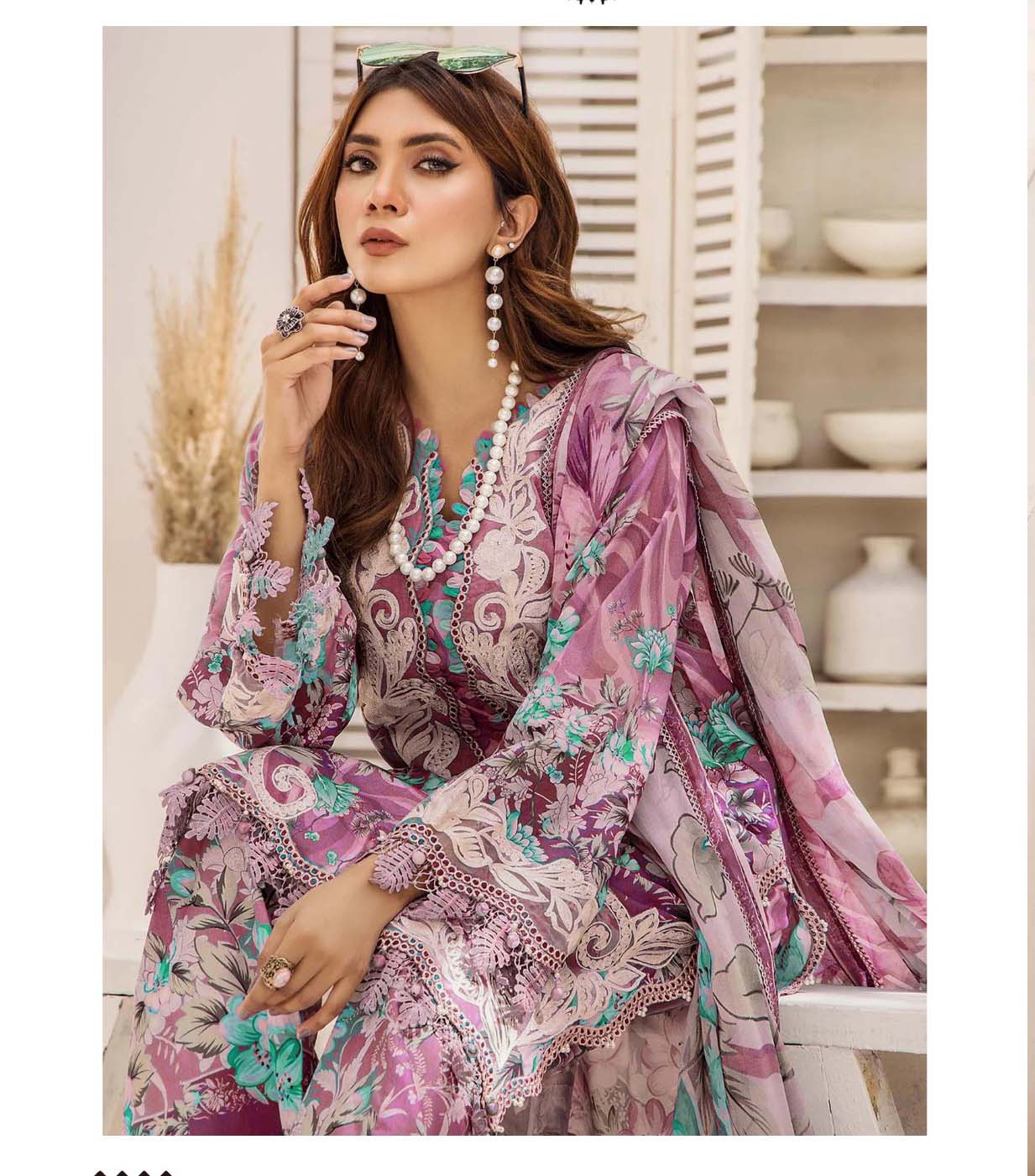 Mehboob Tex 1529 And 1531 Cotton Dupatta Wholesale Pakistani Salwar Kameez Catalog