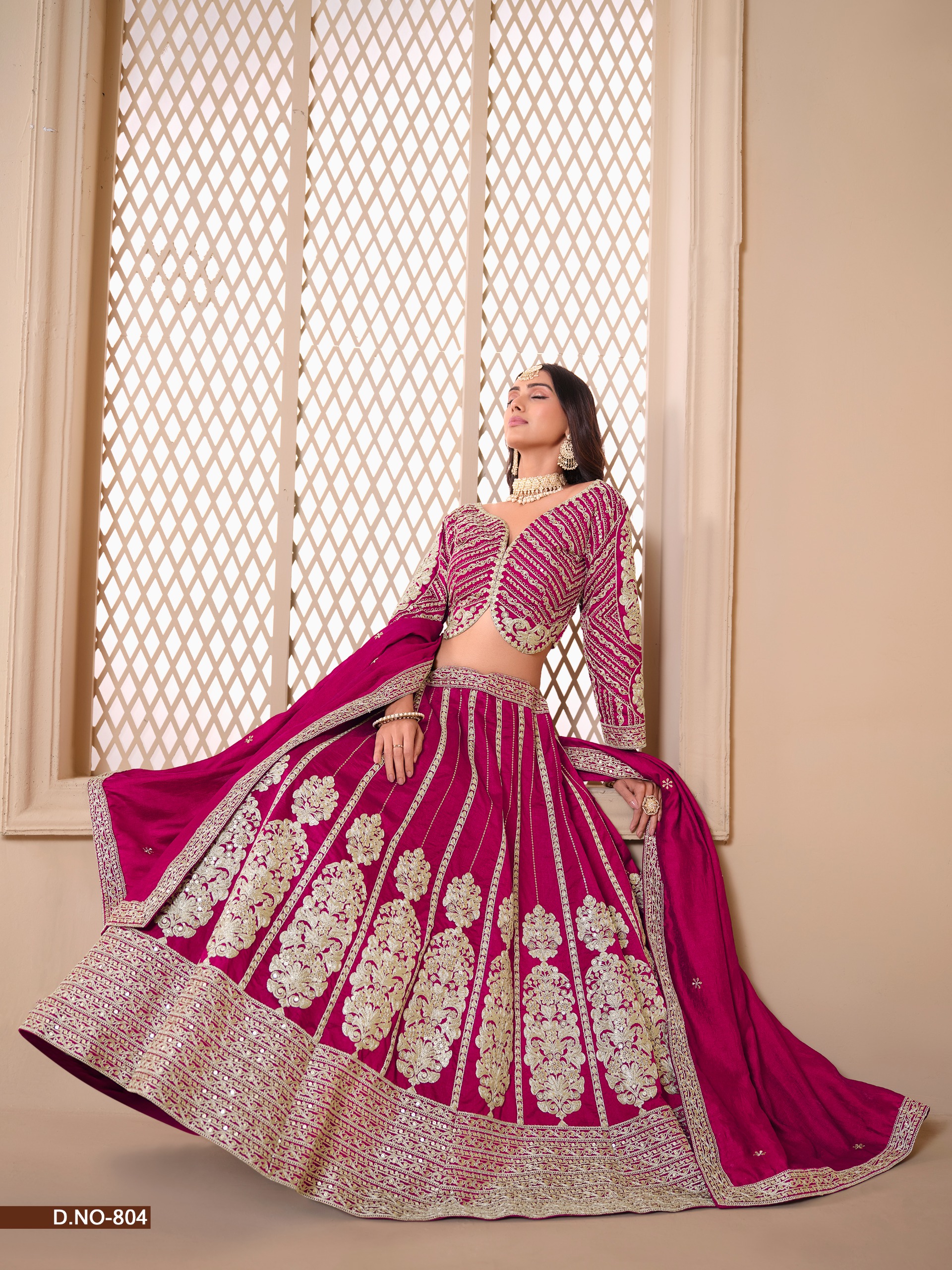 Mehvish Vol 8 Premium Shimmer Art Silk Designer Lehenga Collection - Image 7