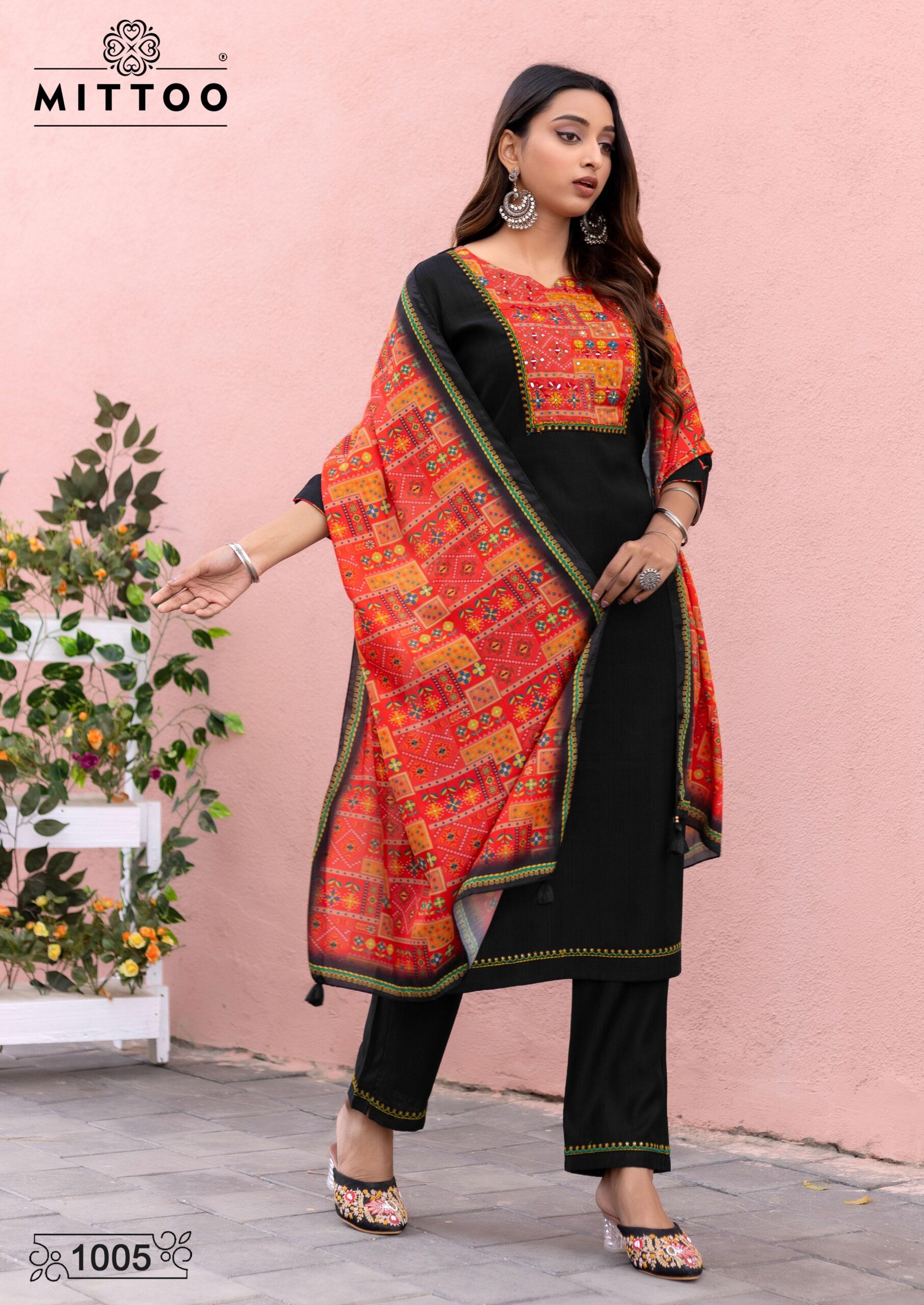 Mittoo Day Light Modal Silk Wholesale Top Bottom With Dupatta Collection - Image 2