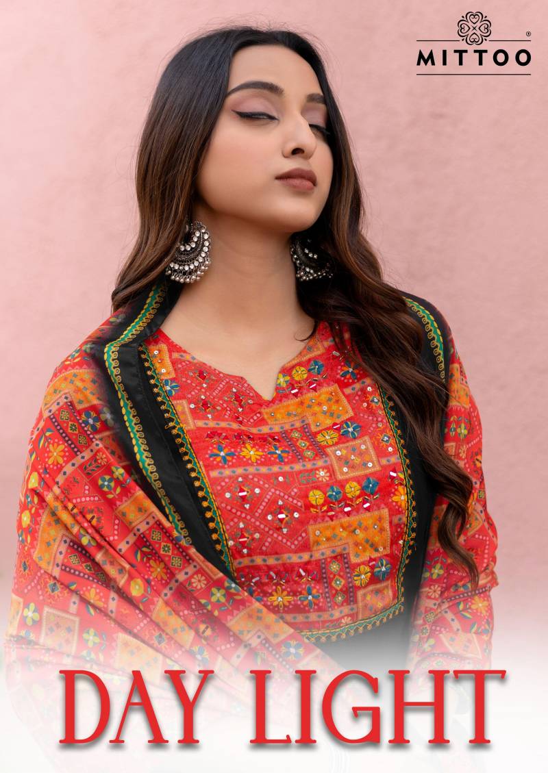 Mittoo Day Light Modal Silk Wholesale Top Bottom With Dupatta Collection