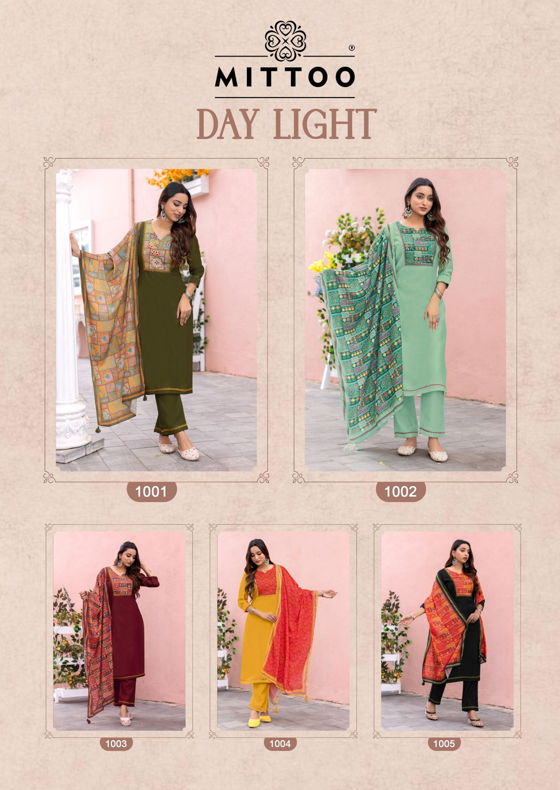 Mittoo Day Light Modal Silk Wholesale Top Bottom With Dupatta Collection - Image 7