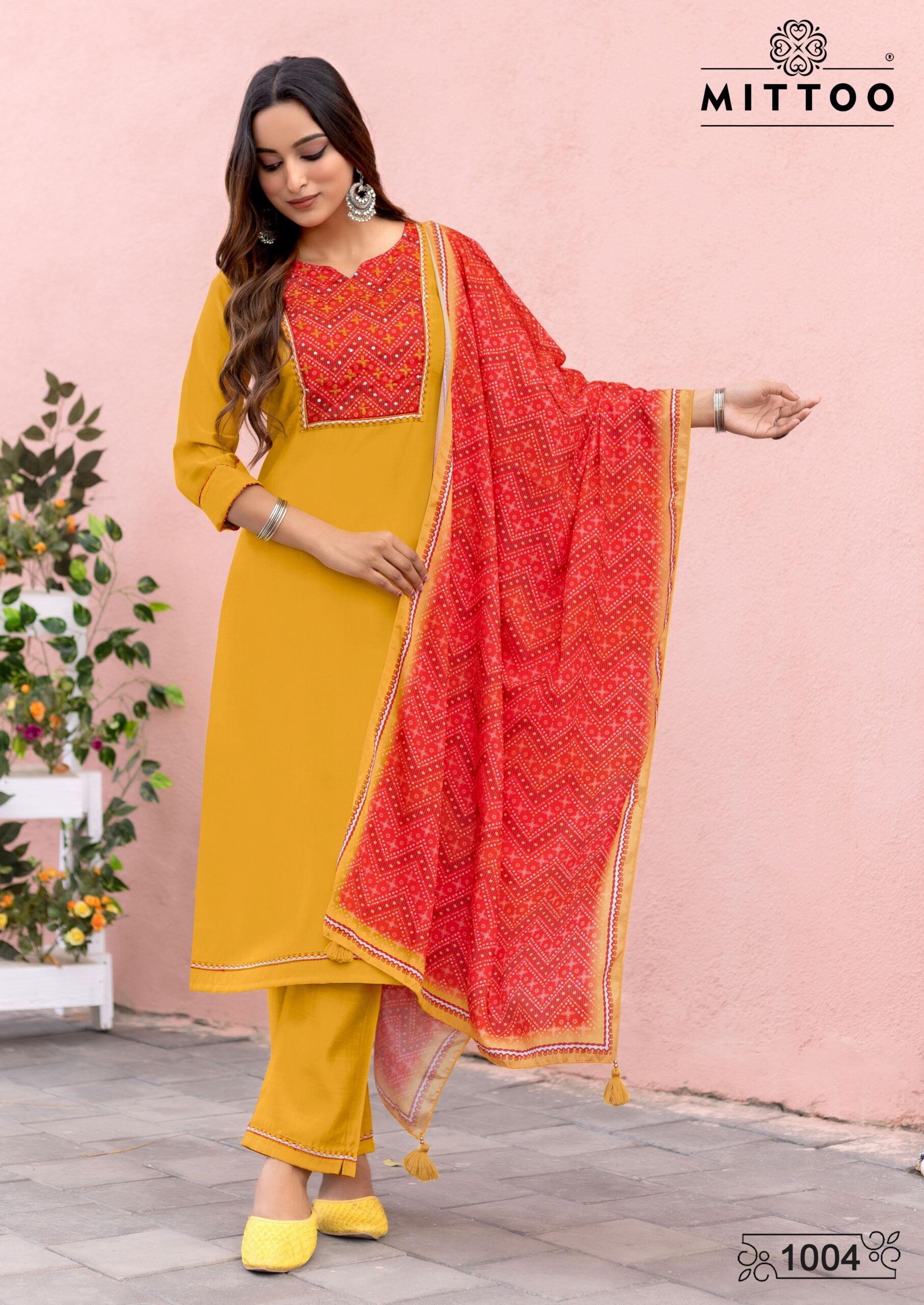 Mittoo Day Light Modal Silk Wholesale Top Bottom With Dupatta Collection - Image 4